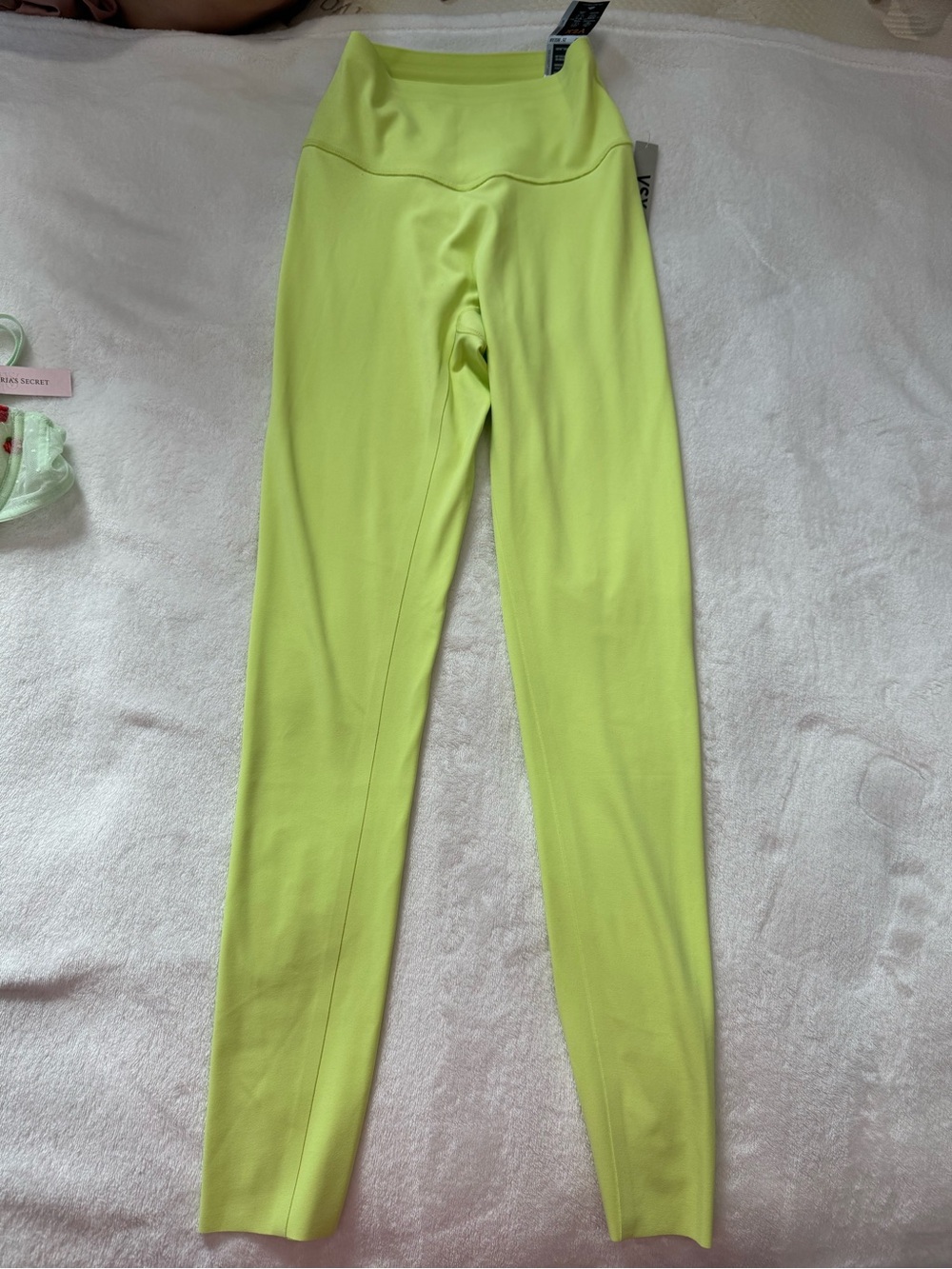 Victoria’s Secret High-Waist Neon Yellow Leggings